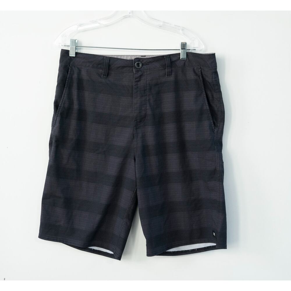 Rip Curl Mirage CWA3XI Boardwalk Hybrid Surf Board Shorts Men 33 Gray Check
